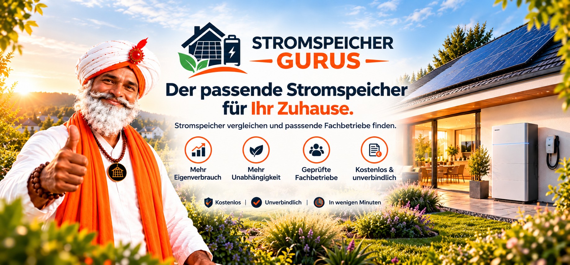 Stromspeicher-Gurus – der passende Stromspeicher für Ihr Zuhause